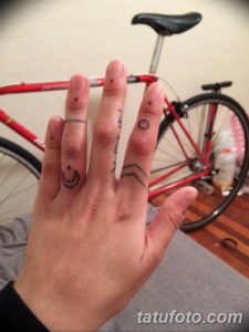 Фото красивые тату на пальцах 12.08.2019 №073 - beautiful finger tattoos - tatufoto.com