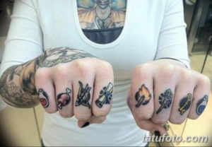 Фото красивые тату на пальцах 12.08.2019 №130 - beautiful finger tattoos - tatufoto.com
