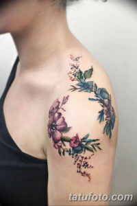 Фото красивые тату на плече 12.08.2019 №001 - beautiful tattoos on the shoul - tatufoto.com
