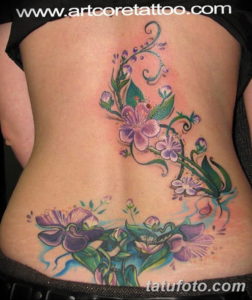 Фото красивые тату на пояснице 12.08.2019 №003 - tattoos on the lower back - tatufoto.com