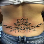Фото красивые тату на пояснице 12.08.2019 №005 - tattoos on the lower back - tatufoto.com