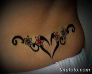 Фото красивые тату на пояснице 12.08.2019 №009 - tattoos on the lower back - tatufoto.com