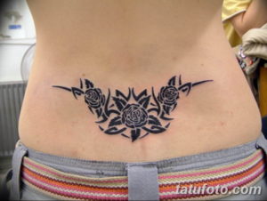 Фото красивые тату на пояснице 12.08.2019 №058 - tattoos on the lower back - tatufoto.com