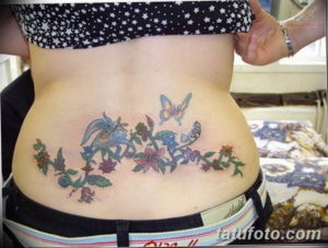 Фото красивые тату на пояснице 12.08.2019 №064 - tattoos on the lower back - tatufoto.com