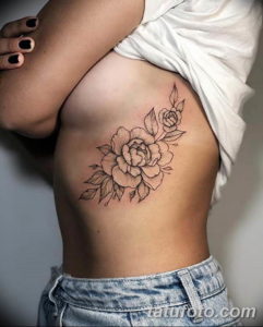 Фото красивые тату на ребрах 12.08.2019 №013 - beautiful tattoos on the ribs - tatufoto.com