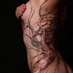 Фото красивые тату на ребрах 12.08.2019 №032 - beautiful tattoos on the ribs - tatufoto.com