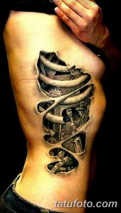 Фото красивые тату на ребрах 12.08.2019 №056 - beautiful tattoos on the ribs - tatufoto.com