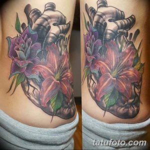 Фото красивые тату на ребрах 12.08.2019 №057 - beautiful tattoos on the ribs - tatufoto.com