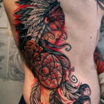 Фото красивые тату на ребрах 12.08.2019 №086 - beautiful tattoos on the ribs - tatufoto.com