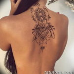 Фото красивые тату на спине 12.08.2019 №002 - beautiful tattoos on the back - tatufoto.com