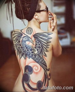 Фото красивые тату на спине 12.08.2019 №003 - beautiful tattoos on the back - tatufoto.com