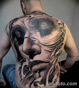 Фото красивые тату на спине 12.08.2019 №009 - beautiful tattoos on the back - tatufoto.com
