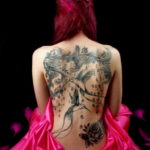 Фото красивые тату на спине 12.08.2019 №018 - beautiful tattoos on the back - tatufoto.com