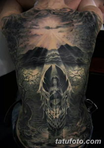 Фото красивые тату на спине 12.08.2019 №031 - beautiful tattoos on the back - tatufoto.com