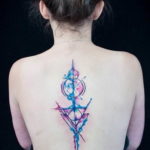 Фото красивые тату на спине 12.08.2019 №040 - beautiful tattoos on the back - tatufoto.com