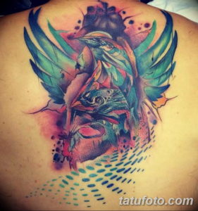 Фото красивые тату на спине 12.08.2019 №054 - beautiful tattoos on the back - tatufoto.com