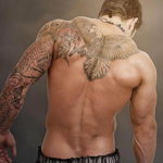 Фото красивые тату на спине 12.08.2019 №065 - beautiful tattoos on the back - tatufoto.com