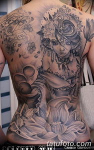 Фото красивые тату на спине 12.08.2019 №107 - beautiful tattoos on the back - tatufoto.com