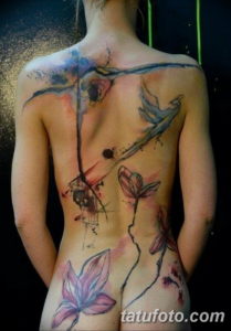 Фото красивые тату на спине 12.08.2019 №109 - beautiful tattoos on the back - tatufoto.com