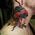 Фото красивые тату на шее 12.08.2019 №007 - beautiful tattoos on the neck - tatufoto.com