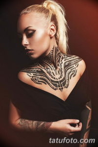 Фото красивые тату на шее 12.08.2019 №014 - beautiful tattoos on the neck - tatufoto.com