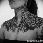 Фото красивые тату на шее 12.08.2019 №025 - beautiful tattoos on the neck - tatufoto.com