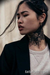 Фото красивые тату на шее 12.08.2019 №029 - beautiful tattoos on the neck - tatufoto.com