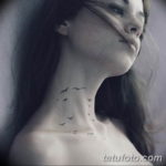 Фото красивые тату на шее 12.08.2019 №030 - beautiful tattoos on the neck - tatufoto.com