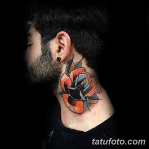 Фото красивые тату на шее 12.08.2019 №034 - beautiful tattoos on the neck - tatufoto.com
