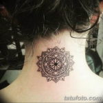 Фото красивые тату на шее 12.08.2019 №046 - beautiful tattoos on the neck - tatufoto.com