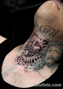 Фото красивые тату на шее 12.08.2019 №094 - beautiful tattoos on the neck - tatufoto.com