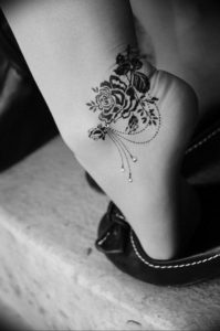 Фото красивые тату на щиколотке 12.08.2019 №003 - beautiful ankle tattoos - tatufoto.com