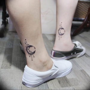 Фото красивые тату на щиколотке 12.08.2019 №004 - beautiful ankle tattoos - tatufoto.com