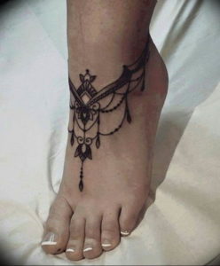 Фото красивые тату на щиколотке 12.08.2019 №005 - beautiful ankle tattoos - tatufoto.com