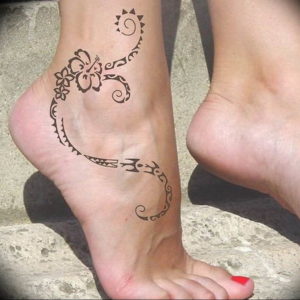 Фото красивые тату на щиколотке 12.08.2019 №009 - beautiful ankle tattoos - tatufoto.com