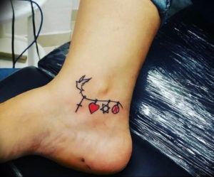 Фото красивые тату на щиколотке 12.08.2019 №026 - beautiful ankle tattoos - tatufoto.com