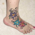 Фото красивые тату на щиколотке 12.08.2019 №040 - beautiful ankle tattoos - tatufoto.com