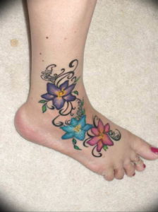 Фото красивые тату на щиколотке 12.08.2019 №040 - beautiful ankle tattoos - tatufoto.com