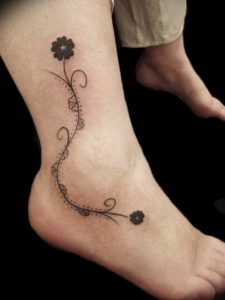 Фото красивые тату на щиколотке 12.08.2019 №045 - beautiful ankle tattoos - tatufoto.com