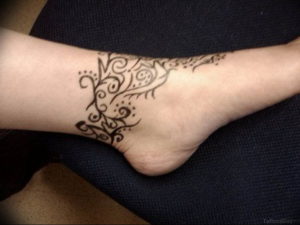 Фото красивые тату на щиколотке 12.08.2019 №055 - beautiful ankle tattoos - tatufoto.com