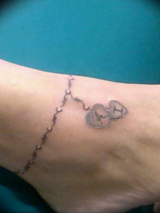 Фото красивые тату на щиколотке 12.08.2019 №063 - beautiful ankle tattoos - tatufoto.com