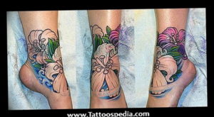 Фото красивые тату на щиколотке 12.08.2019 №074 - beautiful ankle tattoos - tatufoto.com