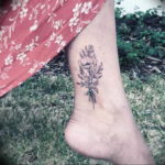 Фото красивые тату на щиколотке 12.08.2019 №085 - beautiful ankle tattoos - tatufoto.com