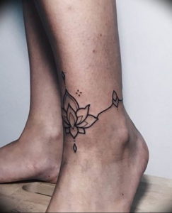 Фото красивые тату на щиколотке 12.08.2019 №087 - beautiful ankle tattoos - tatufoto.com