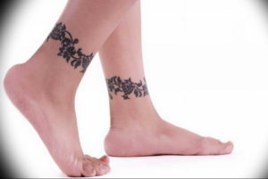 Фото красивые тату на щиколотке 12.08.2019 №094 - beautiful ankle tattoos - tatufoto.com