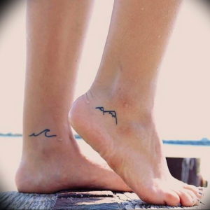 Фото красивые тату на щиколотке 12.08.2019 №099 - beautiful ankle tattoos - tatufoto.com