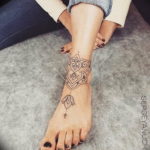 Фото красивые тату на щиколотке 12.08.2019 №100 - beautiful ankle tattoos - tatufoto.com