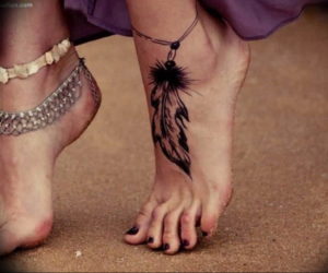 Фото красивые тату на щиколотке 12.08.2019 №129 - beautiful ankle tattoos - tatufoto.com