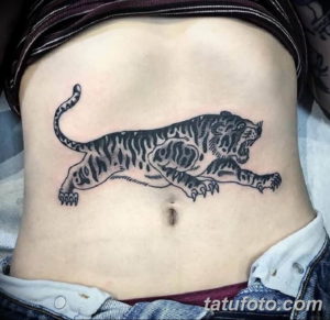 Фото красивые тату тигр 12.08.2019 №008 - beautiful tiger tattoos - tatufoto.com