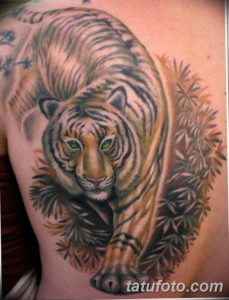 Фото красивые тату тигр 12.08.2019 №020 - beautiful tiger tattoos - tatufoto.com
